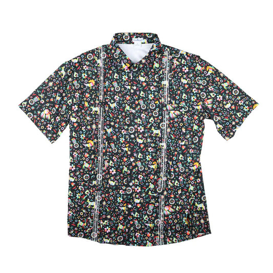 Men's Dark Otomi Guayabera