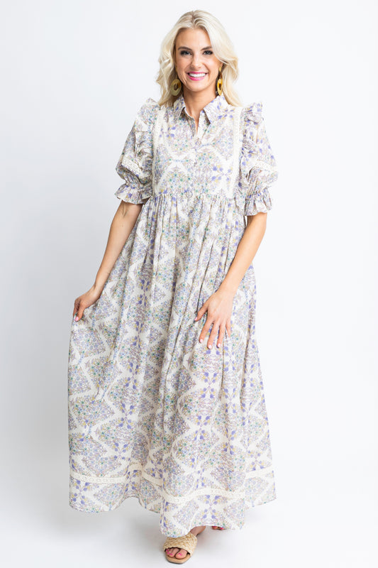 Boho Floral Maxi Dress by Karlie