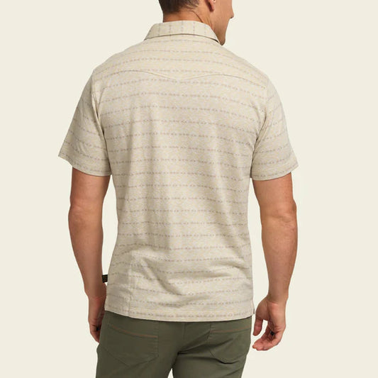 Cream Jacquard Ranchero Polo