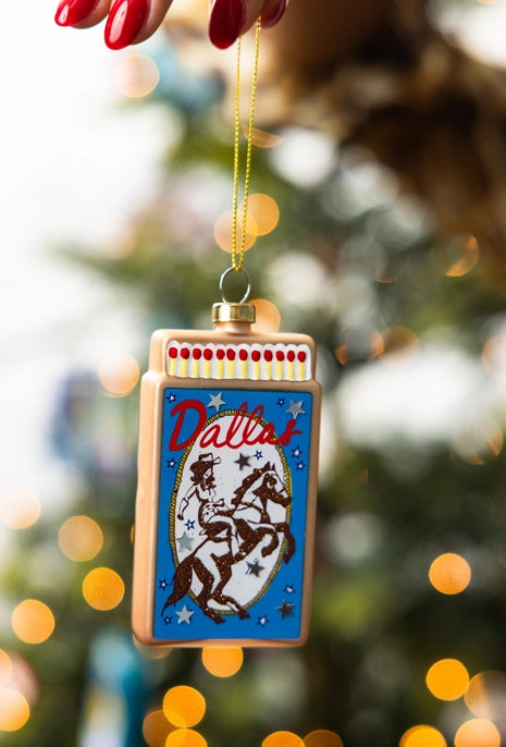 Dallas Matchbook Ornament