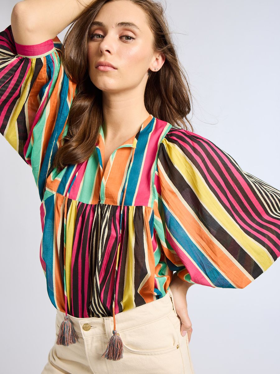 Ibiza Stripe Charlie Top