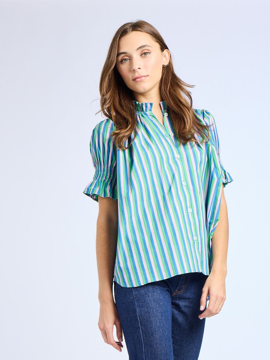 Mille Printemps Stripe Marnie Top