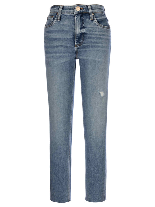 Rachael Hi-Rise Raw Hem Jeans in Magically