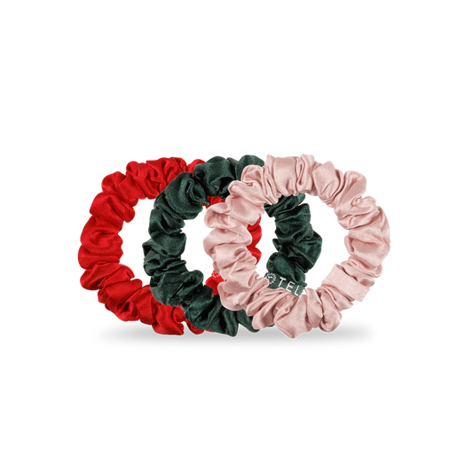 Poinsettia Small Scrunchies