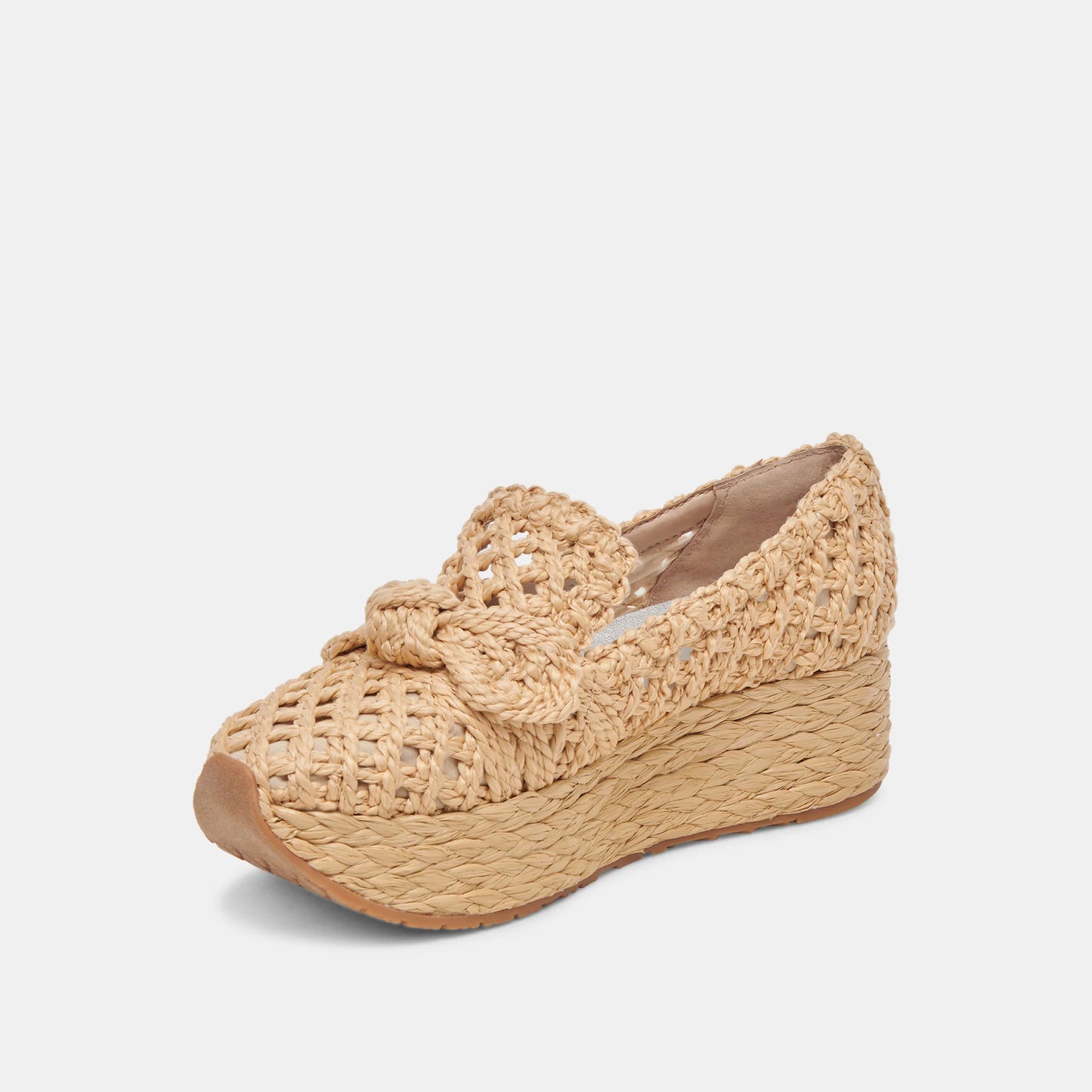 Lt. Natural Raffia Jaka Sneaker